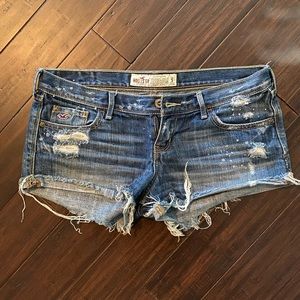 Hollister jean shorts